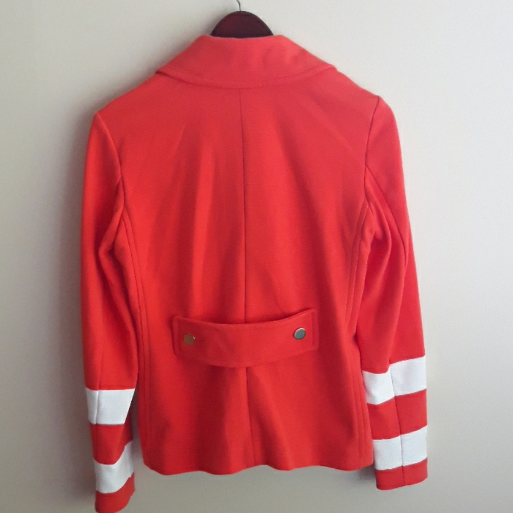Crown and Ivy Orange Coat Button Up - Picture 1 of 7